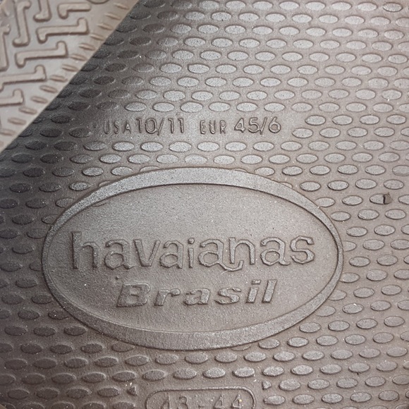 Havaianas Brazil Brown Flip Flop Sandals Size EU 45/46 US 10/11 FFT5091A - Picture 4 of 7